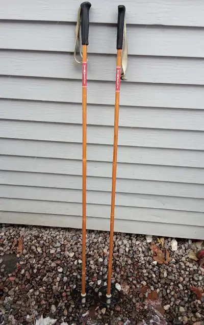 bâtons de ski de fond en bambou antique Trily longueur 51 pouces, View more