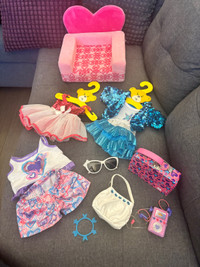 Build-A-Bear Clothes, Chair/Bed and Accessories
