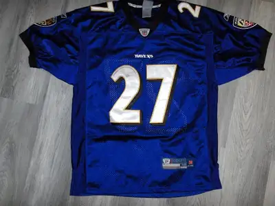 RAVENS #27 RICE Size 48 RBK Jersey, View more