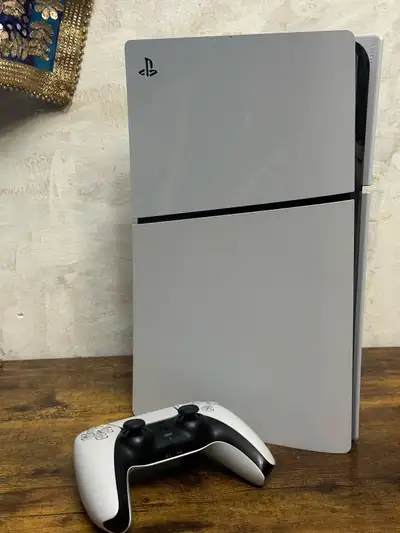 PlayStations 5 Slim Digital 1TB (Good Condition) + 1 Controller, View more