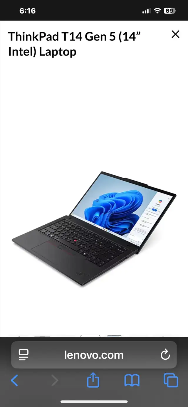 Lenovo Thinkpad T14 Gen5 32 g  in Laptops in Richmond - Image 11