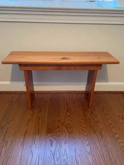 Handcrafted Solid Pine Bench, View more