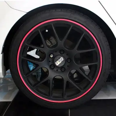 car Rim protector it's 8m for all wheels available red black white