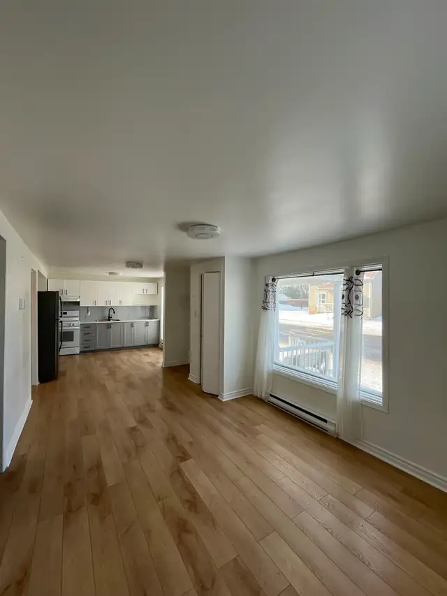 Superbe 4 ½  rénové offrant une belle aire de vie lumineuse