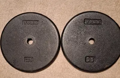 2x25lb weight plates, View more