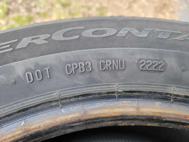 2 LEFT!!!  Cont. Wintercontct 215/55R16 Snow Tires - used 2 sea in Tires & Rims in Oshawa / Durham Region - Image 5