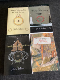 The Lord of the Rings books by JRR Tolkien