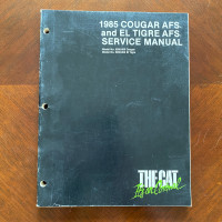 1985 Cougar AFS and El Tigre AFS Service Manual 