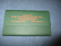 1935 G.B. VAN NORMAN CO. LIVESTOCK BOUGHT/SOLD BOOKLET-MILWAUKEE