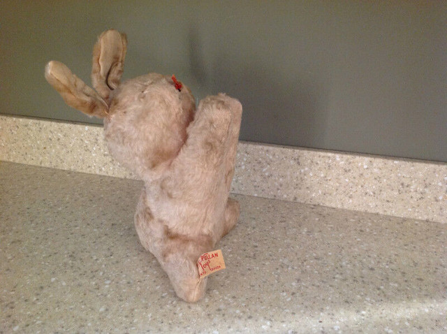 VINTAGE "PULLAN" PLUSH RABBIT (LOCATION IS PORT DOVER, ON) in Toys & Games in St. Catharines - Image 3