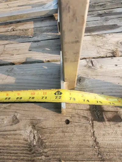 !!! NEW PRICE!!! Selling these nice aluminum ladder racks for an enclosed trailer. Hardly used just...