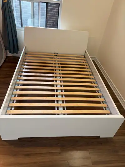 almost new double/full bed frame , View more