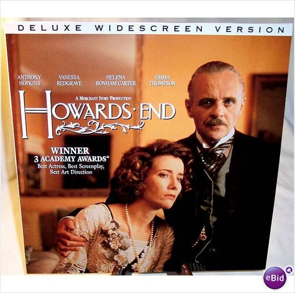 Howard's End Laserdisc-Deluxe Widescreen 2 disc set in CDs, DVDs & Blu-ray in City of Halifax