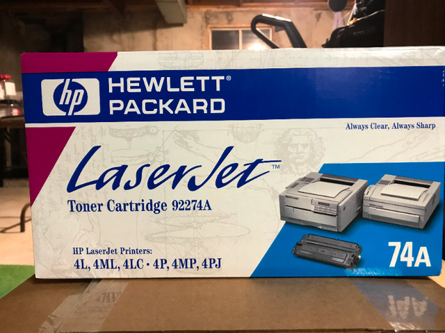 Cartouche d'encre HP 92274A pour Laserjet 4L, 4ML, 4LC, 4P, 4MP |  Imprimantes, Scanneurs | Ville de Montréal | Kijiji