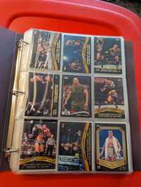 138 Topps wrestling cards