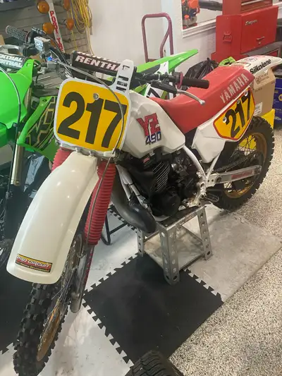 Would make a great vintage racer or very little effort to restore for your collection. All stock exc...