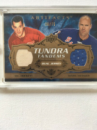 CARTE DE HOCKEY  Jersey GORDIE HOWE & Mark Messier 36/75