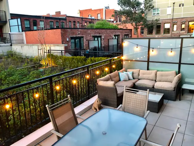 Furnished 1 Bedroom with Large Patio —  Downtown Victoria