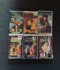 Sealed Disney VHS Movies