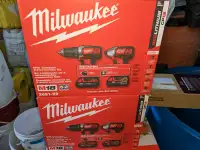Milwaukee M18 compact 2 tool combo kit.