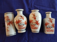 Set of four OverJoy Porcelain Vases