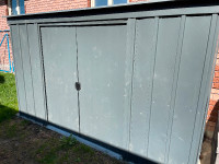 10’ x 4’ steel shed