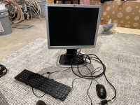 Monitor, keyboard and mouse 