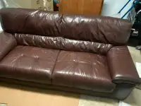 Sofa en cuir veritable