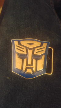 Transformers belt buckle