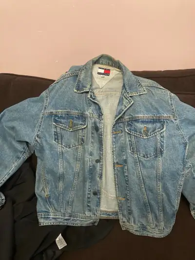 New Tommy Hilfiger Jeans Trucker Jacket. Labeled S. Fits like M., View more