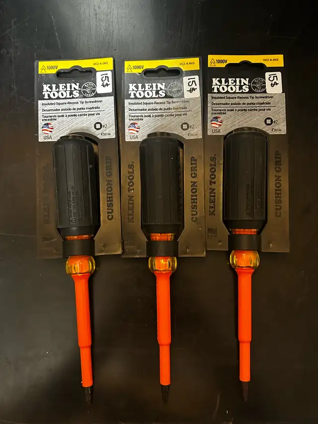Klein Tools Insulated Square-Recess Screwdriver