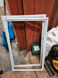 Used 22-inch x 36-inch glass  frame insert