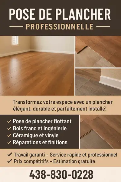 Pose de plancher, View more