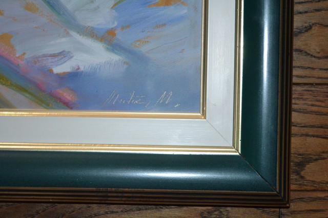 Beautiful Oil Painting AFTER THE STORM signed by artist in Arts & Collectibles in Gatineau - Image 4