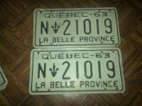 2 paires de 1963