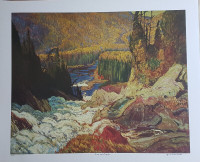 RIVER AND RAPIDS print by TOM THOMSON