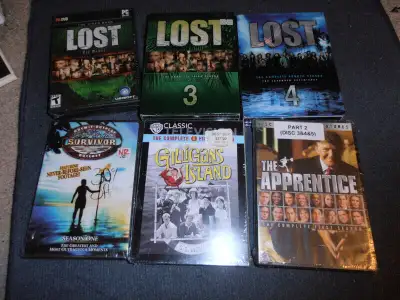 Survivor/GetSmart/Gilligans./'Hillbillies colletions$15set 2/$20, View more