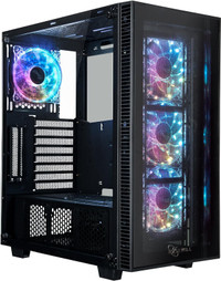 Rosewill ATX Mid Tower Gaming PC Computer Case, Tempered Glass