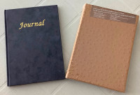 2 Journals - 1 is Imitation Ostrich Leatherette - 11.00 for All