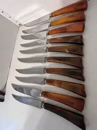 Vintage Bakelite Flatware 10 Knives