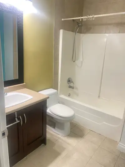 Bright 2-bedroom semi-furnished semi walkout basement suite for rent in Silver Berry near 17 Street....