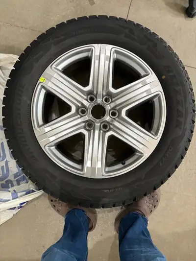 I am selling a set of barely used Blizzak winter tires mounted on SUV/ light truck rims, size 275/55...