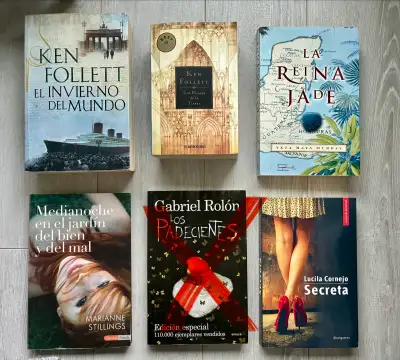 $5 per book. Located in Canyon Meadows SW Calgary. Various fiction and non-fiction Spanish books. Re...