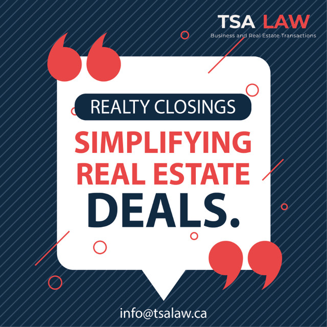 REAL ESTATE CLOSINGS - Delivered in a Simple and Affordable way. in Real Estate Services in Mississauga / Peel Region - Image 2