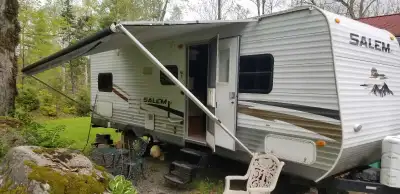 I'm selling a 2008 Forest River Salem LE, a well-maintained travel trailer perfect for family advent...