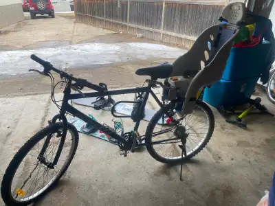 Bike with baby seat, View more