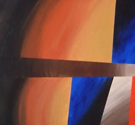 Dimensions - 48"x24" Original Abstract Painting Wall Art Canvas in Home Décor & Accents in Saskatoon - Image 6