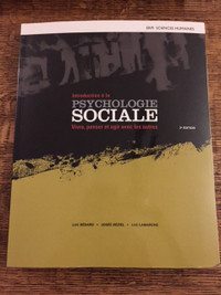 Introduction à la psychologie sociale 3e édition
