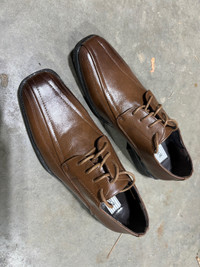 Boys brown dress shoes, size 7 & 6, $40
