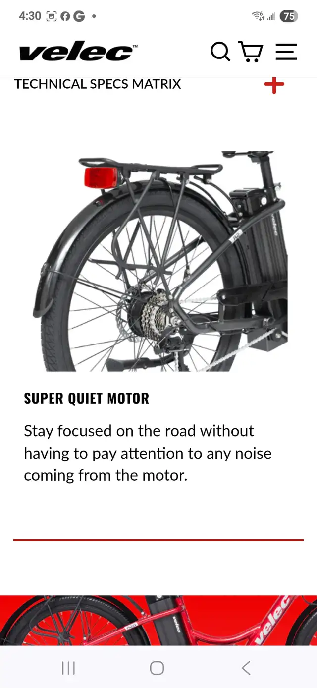 Velec A2S Red Ebike64551240213123124